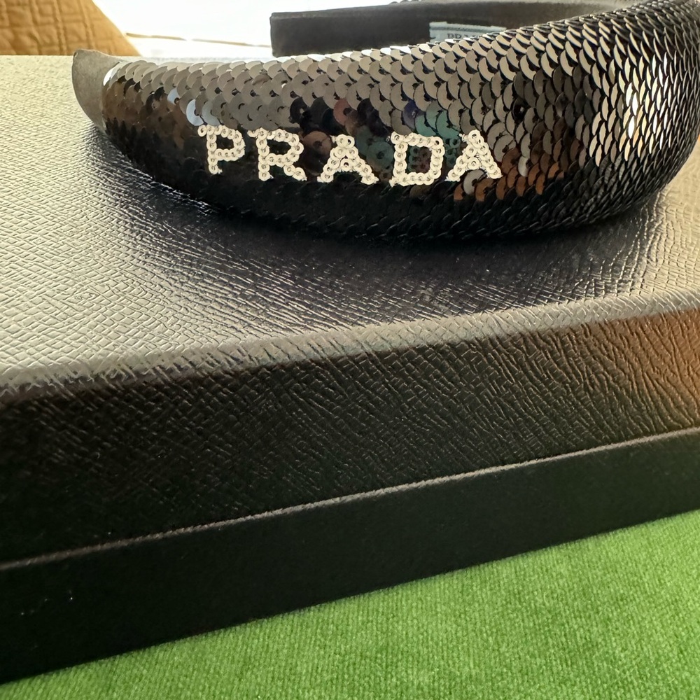 Prada Sequined Maxi Headband - Picture 3 of 8